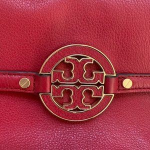 Tory Burch Leather Crossbody - Red
